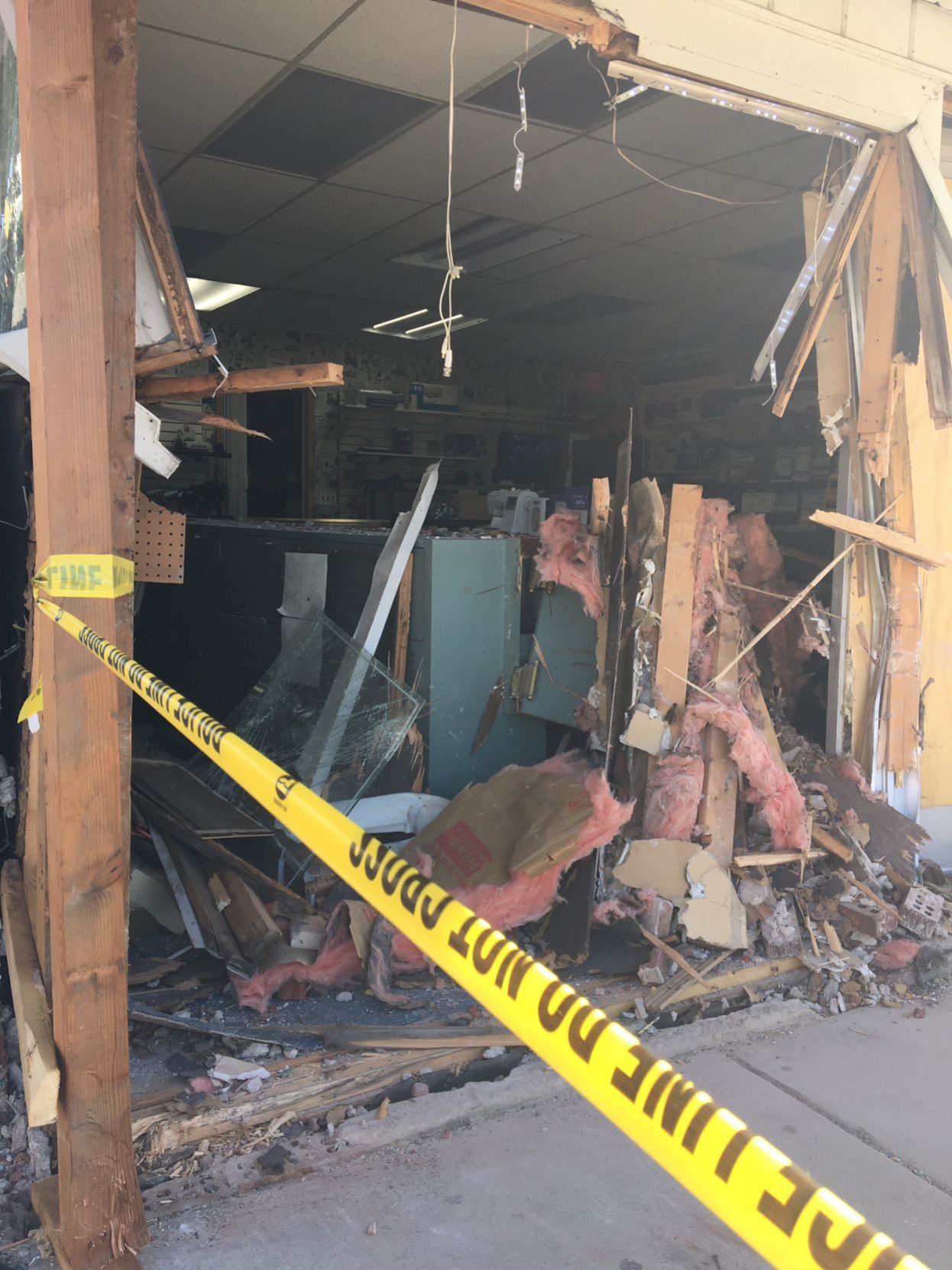 Reported hit-and-run crash causes extensive damage to Wisconsin Discount store